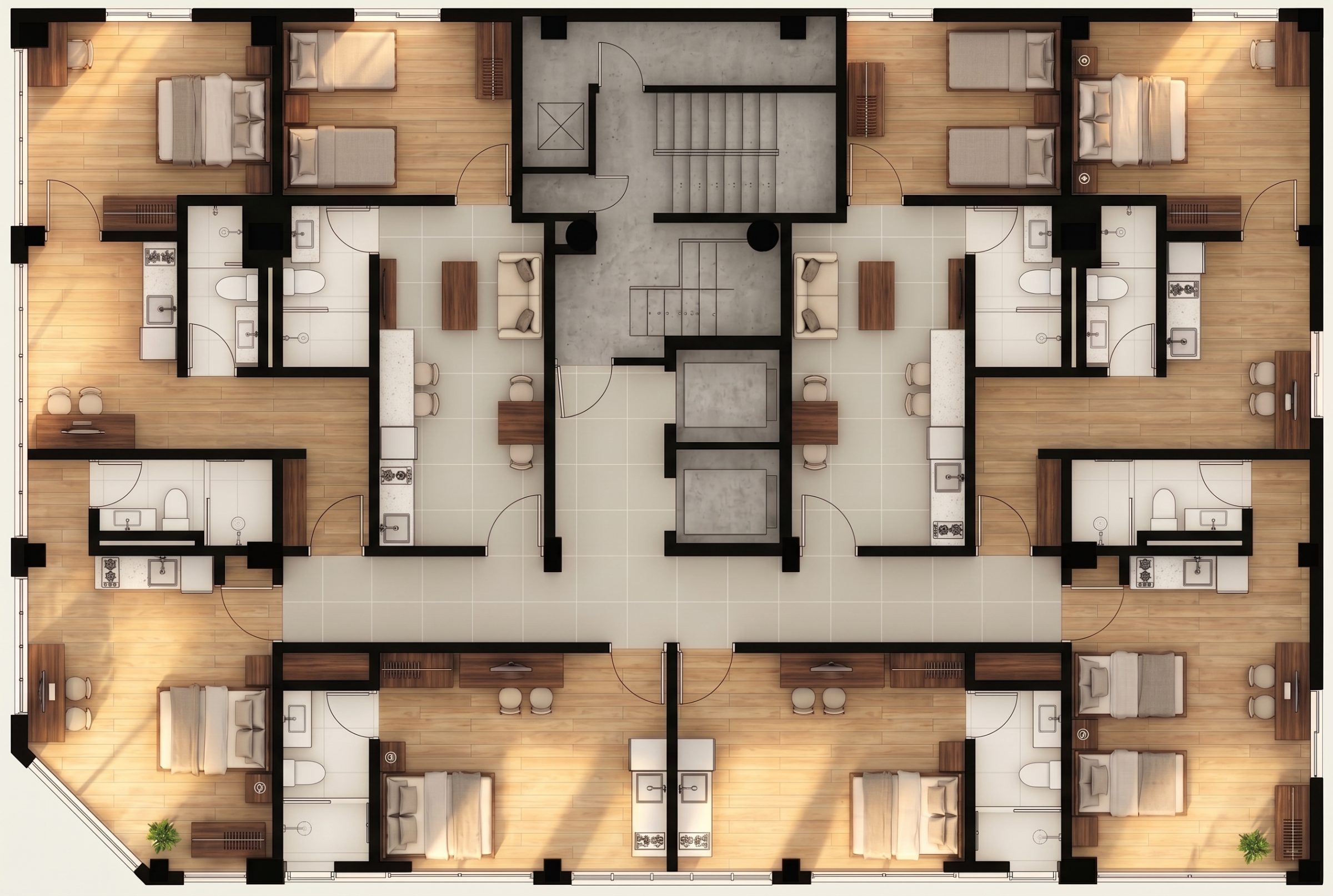 Plano del piso 2 de Nook Alameda